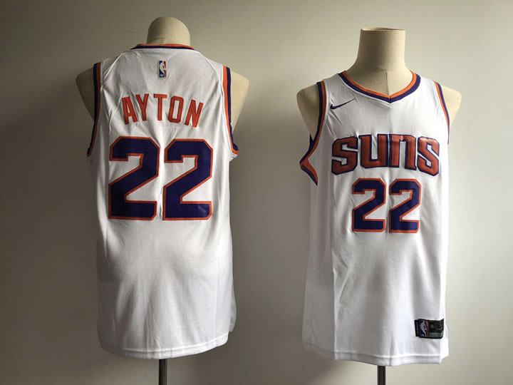 Suns 22 Deandre Ayton White Nike Swingman Jersey,We sell and wholesale Suns 22 Deandre Ayton White Nike Swingman Jersey on line form chian!